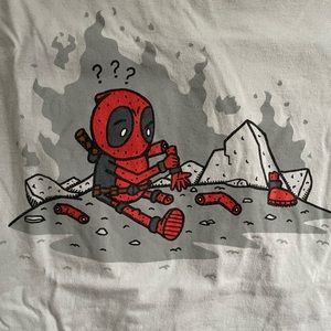 American Apparel Deadpool Anihero Character Movie T Shirt Size Large Unisex